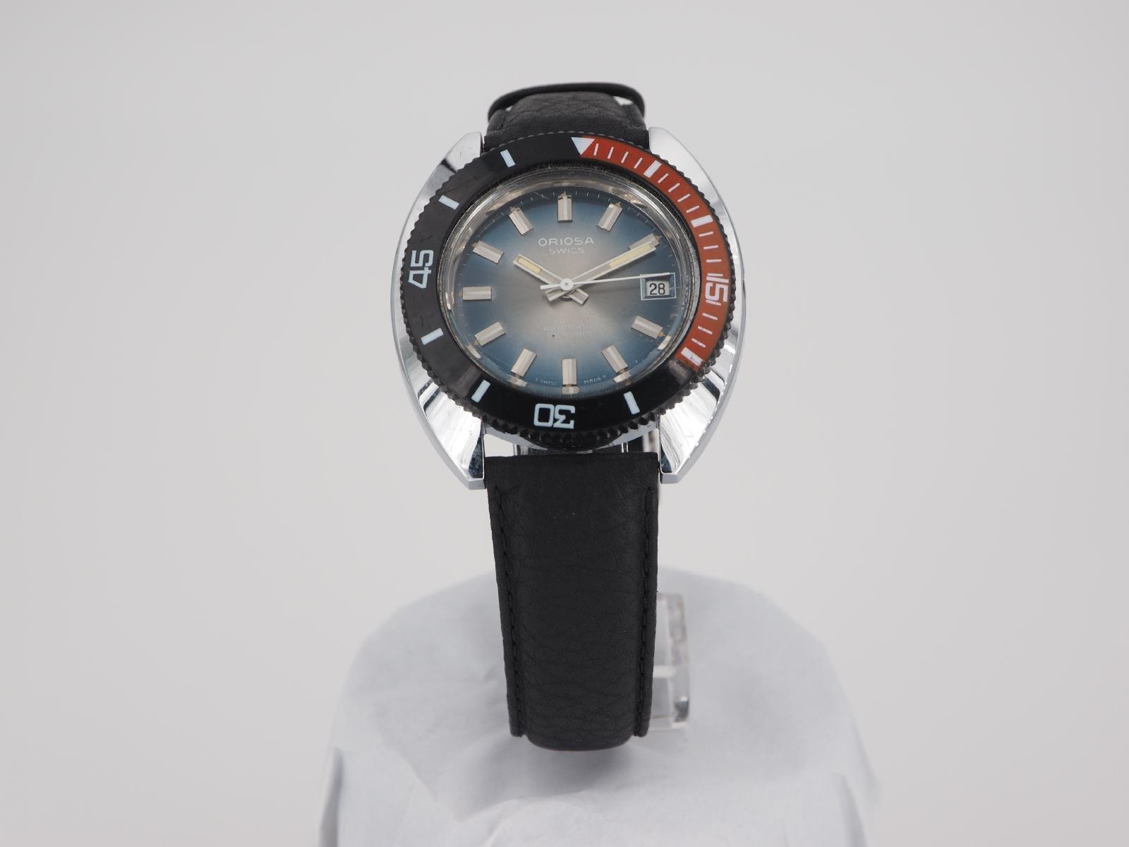 Oriosa NOS Oriosa Diver 100m rotating bezel Automatic 25 Jewels